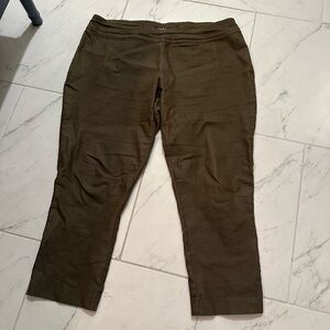 Croft & Barrow Dark Olive Trousers